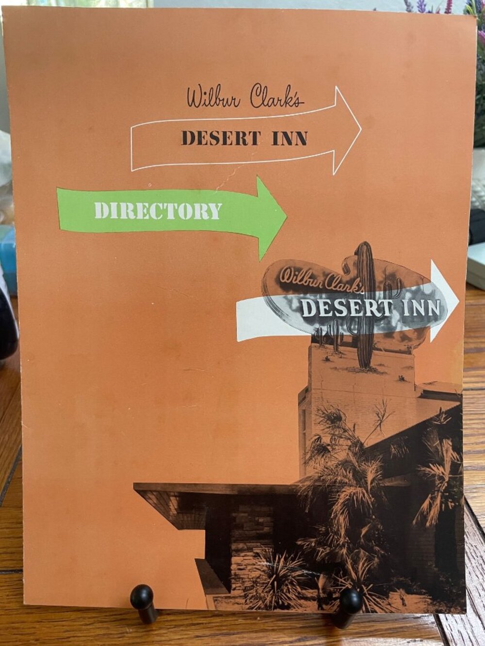 Wilbur Clarks Desert Inn Vintage Hotel Directory - Las Vegas Memorabilia - Mid-C